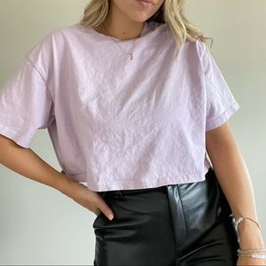 LIGHT PURPLE CROP